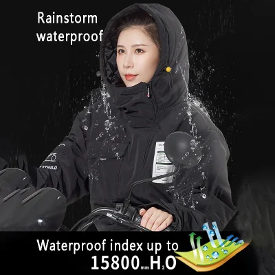 Motorcycle Jacket Winter ColdProof Windproof Suit Motorcycle Cross-country Equipment Men’s and Women’s Ski Fishing Suit Velvet